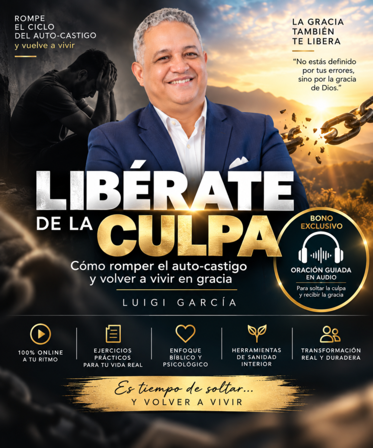 Portada del curso Libérate de la Culpa, de Luigi García